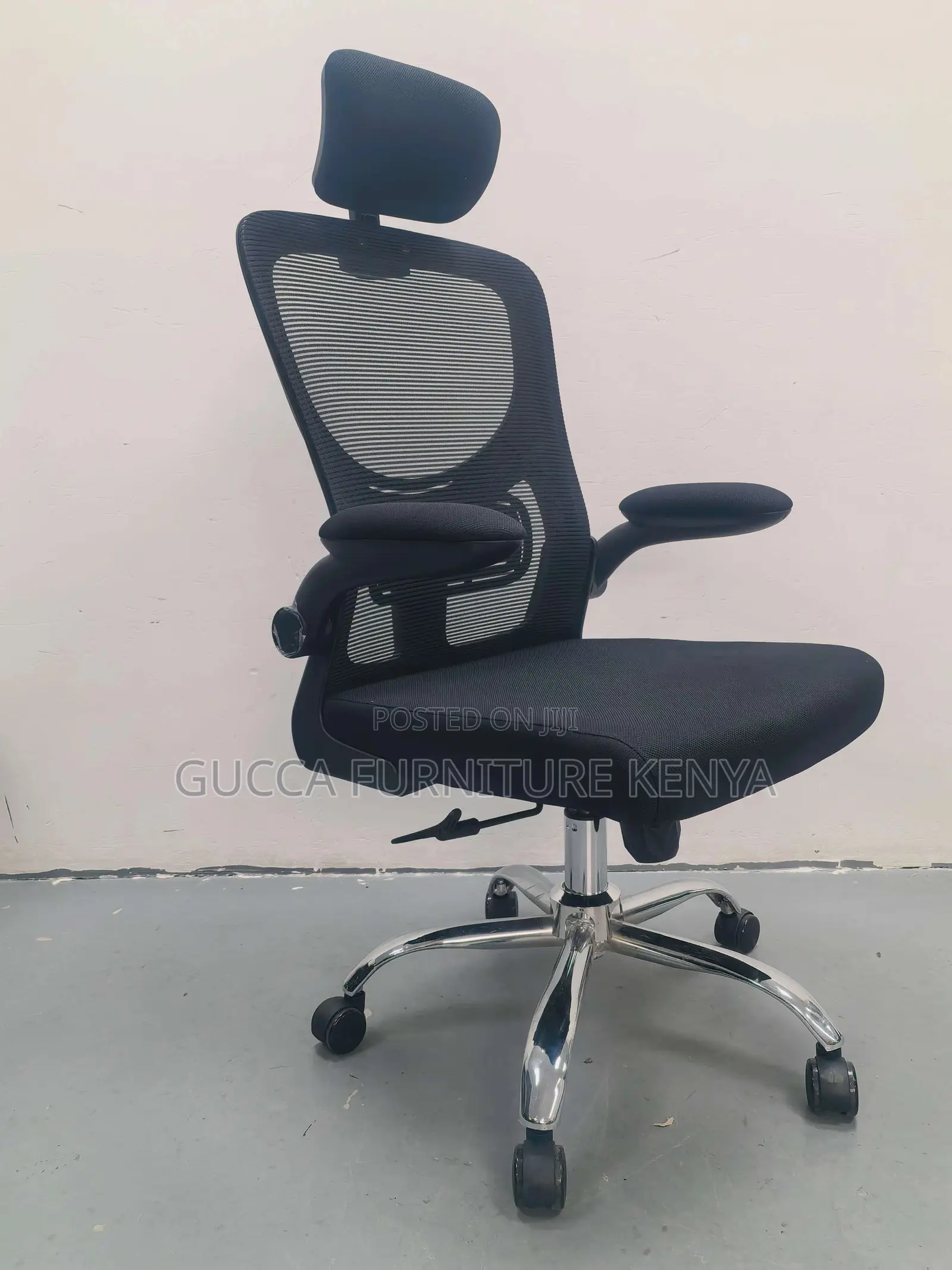 Ergonomic Study Chair With Flip Armrest