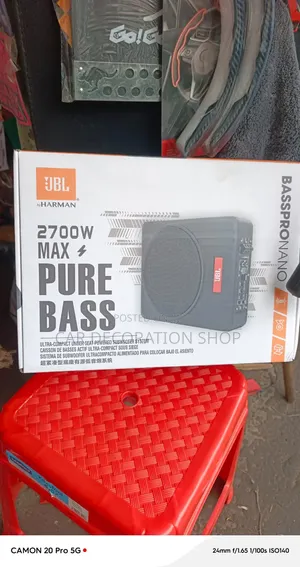JBL Nano Ultra Underseat Subwoofer Rugged,die_cast Aluminum Housing