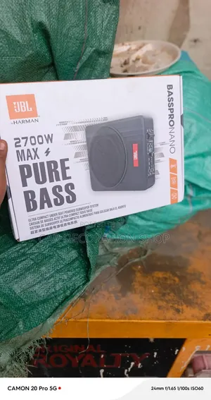 JBL Nano Ultra Underseat Subwoofer Rugged,die_cast Aluminum Housing