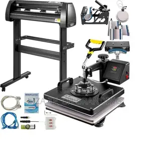 10 in 1 Digital Heat Press Transfer Machine and 28" Vinyl Cutter