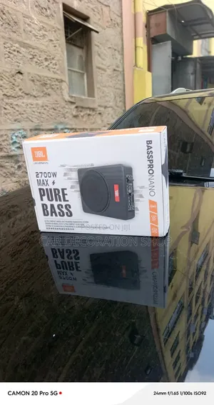 JBL 2700w Underseat Subwoofer Slim Fits Tightly Under the Seats