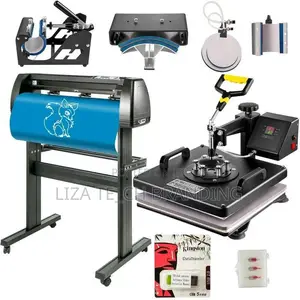 Combo 8 in 1 Heat Press Vinyl Cutter Plotter