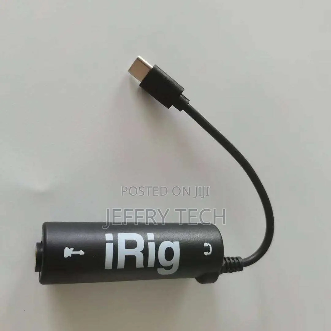 Guitar Audio Cable Type-C Interface for iPad IRIG Guitar Adapter