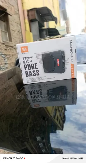 2700w JBL Pure Bass Slim Underseat Subwoofer Fits Inside Cabin Spaces