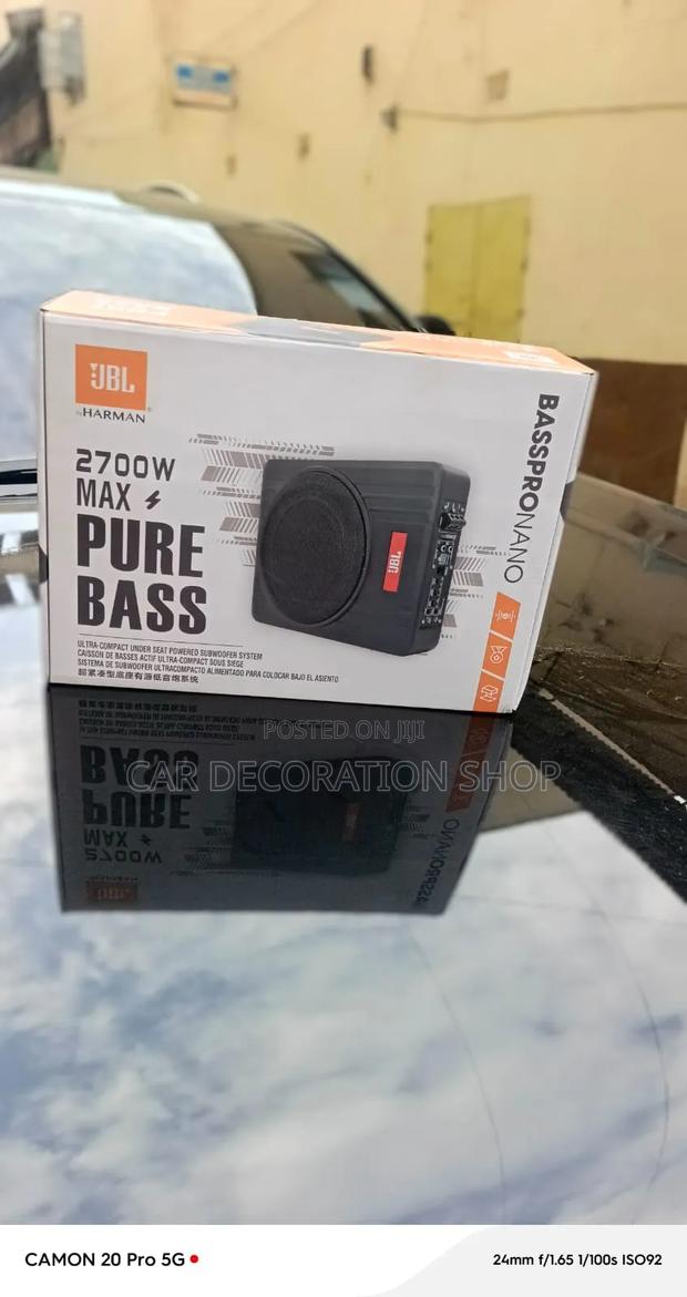 JBL Underseat Subwoofer Designed 2deliver Deep Bass With Level Remote