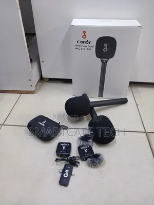 CANDC Dual Wireless Microphone Set – 2 Transmitters + 1 Receiver