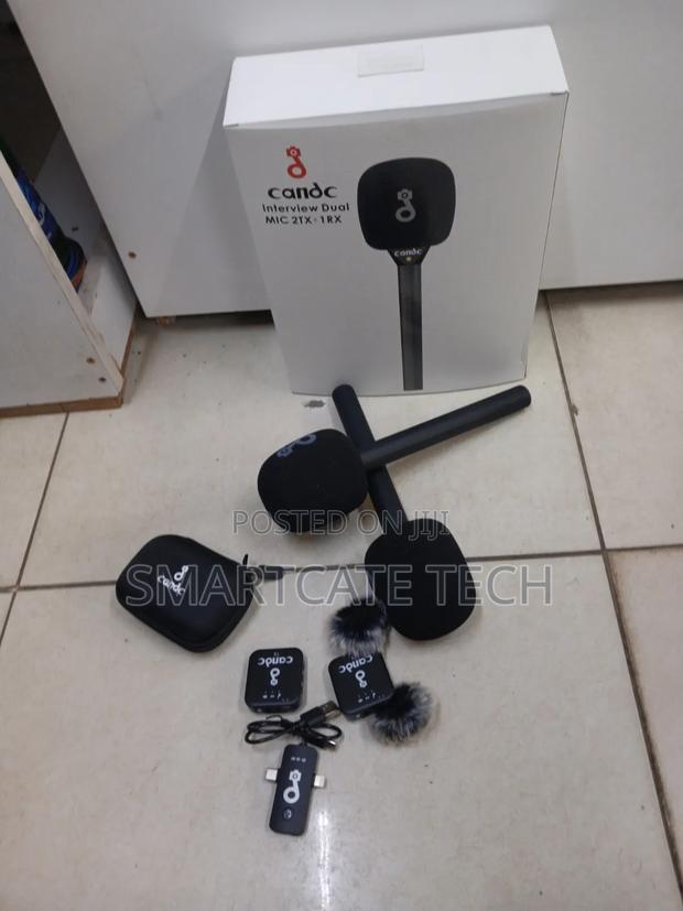CANDC Wireless Interview Microphone – 2 Mics 1 Receiver