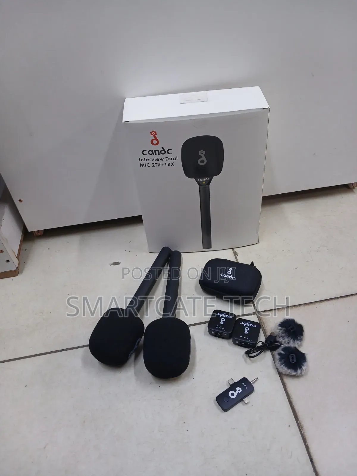 CANDC Dual Wireless Mic System – 2 Transmitters Receiver