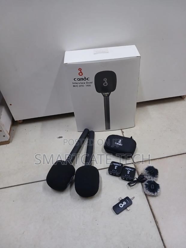 CANDC Dual Wireless Mic System – 2 Transmitters Receiver