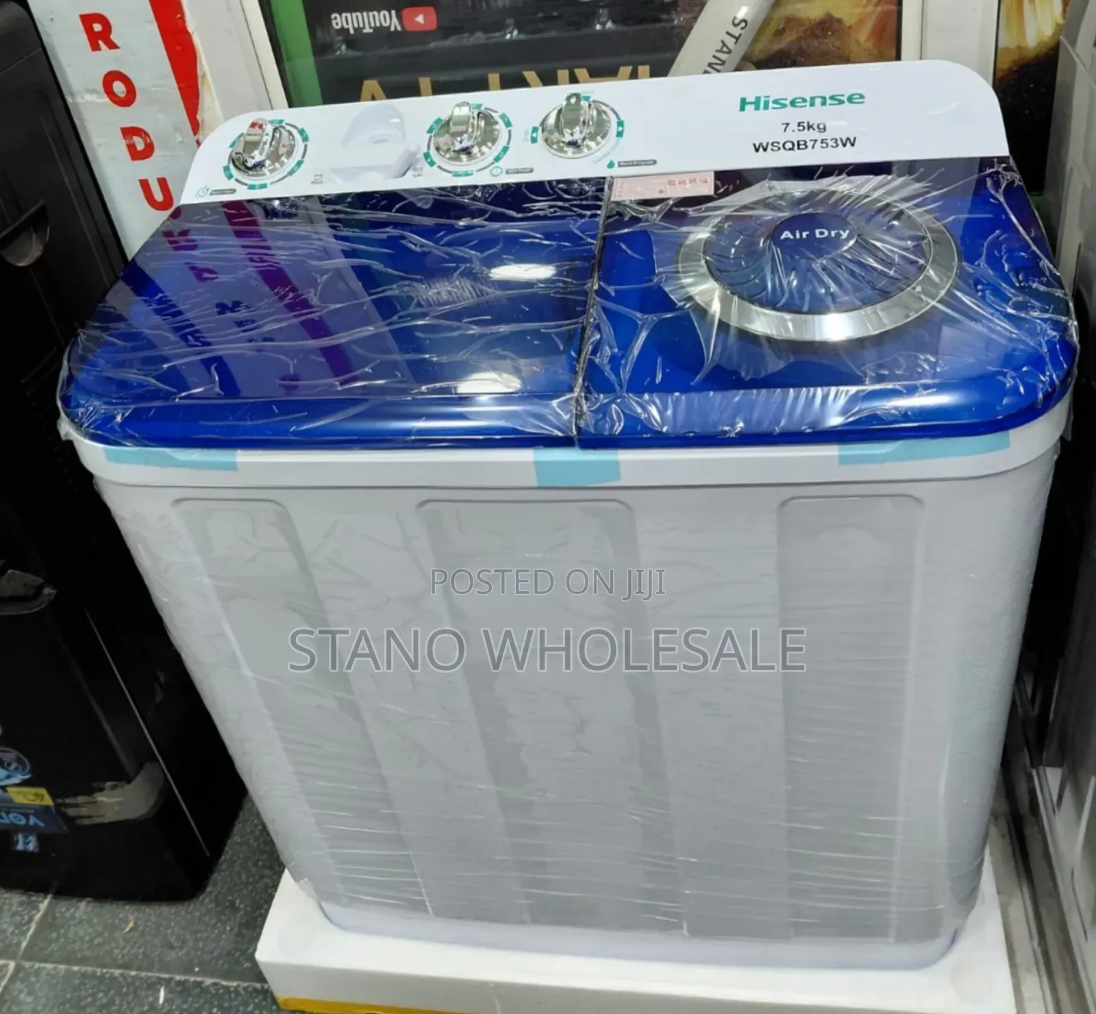 White Hisense Washing 7.5kg