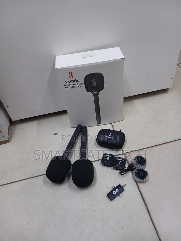 CANDC Portable Dual Wireless Microphone – 2 Mics + Receiver