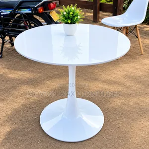 Marble Dinning Table, White Round Table