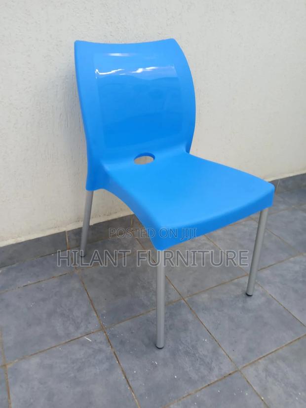 Modern Blue Plastic Multipurpose Chair - main view