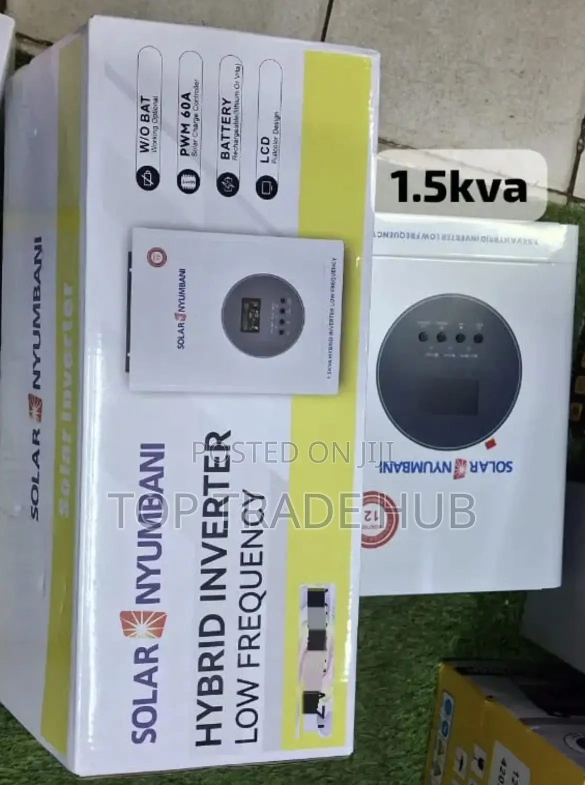 Solar Nyumbani Hybrid Inverter 12V 1.5kVA 60A (Low Frequency)