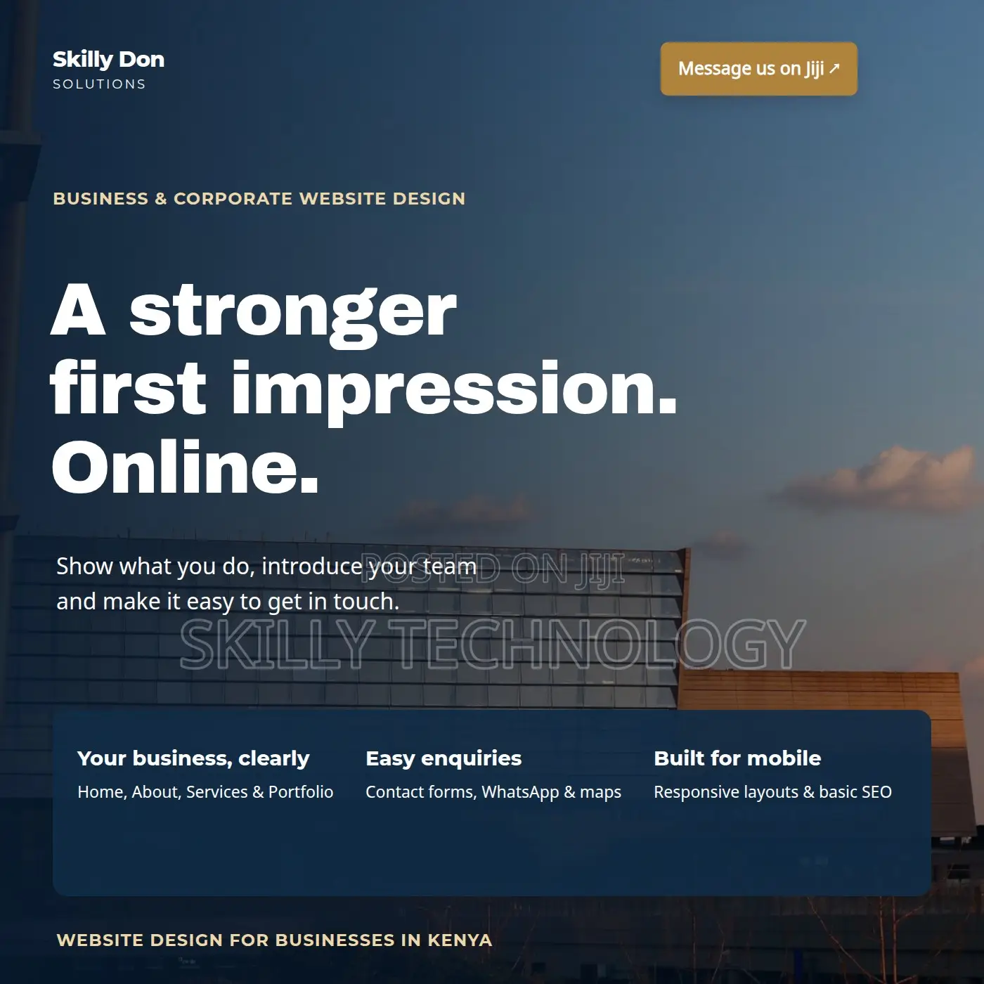 Websites for Corporate and Commercial Entities
