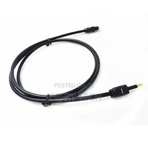Digital SPDIF Square to Round Optical Fiber Audio Cable Toslink Optica