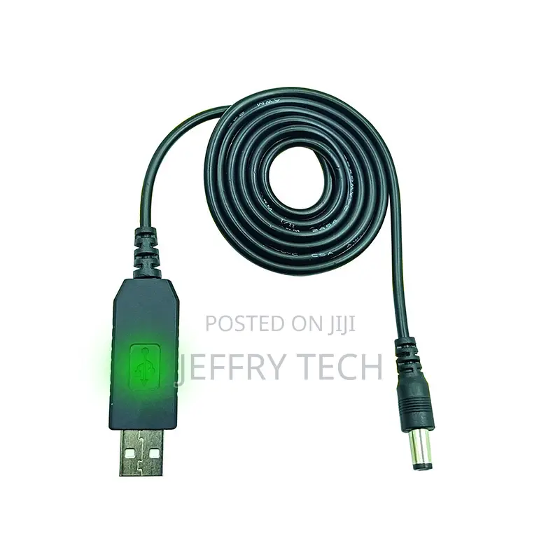 5v 9v 12v USB a to Dc5521 Power Cable
