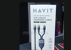 HAVIT DualSync 2-in-1 USB-C to USB-C iPhone Charging Cable CB6326