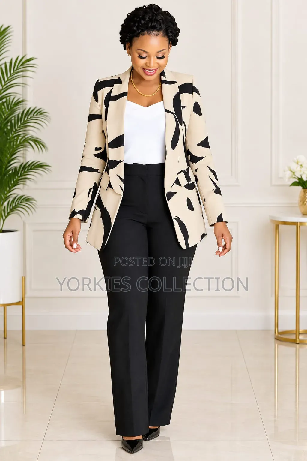Two Piece Suit(trouser Suit) With a Mix-and-Match Blazer and Coat