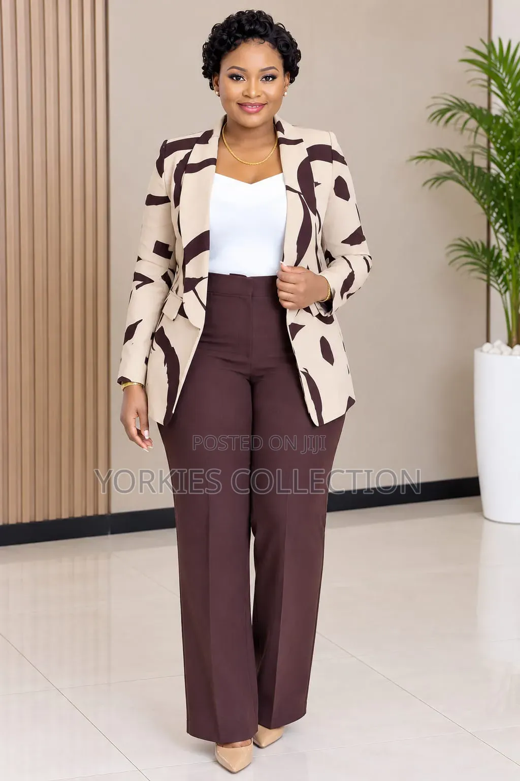 Two Piece Suit(trouser Suit) With a Mix-and-Match Blazer and Coat