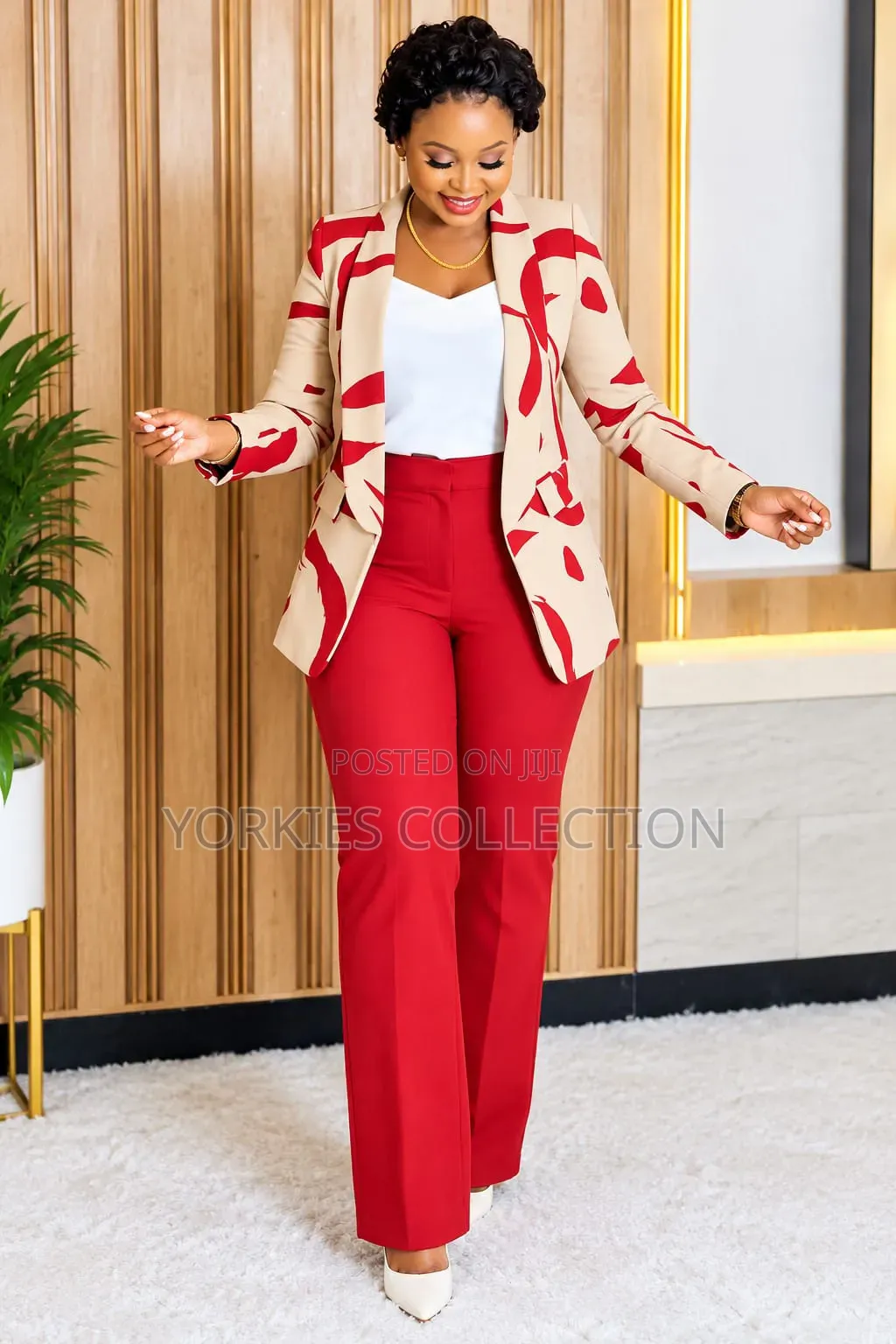 Two Piece Suit(trouser Suit) With a Mix-and-Match Blazer and Coat