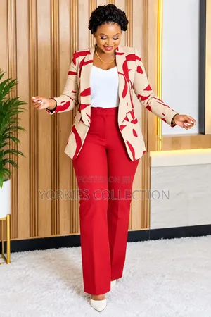 Two Piece Suit(trouser Suit) With a Mix-and-Match Blazer and Coat