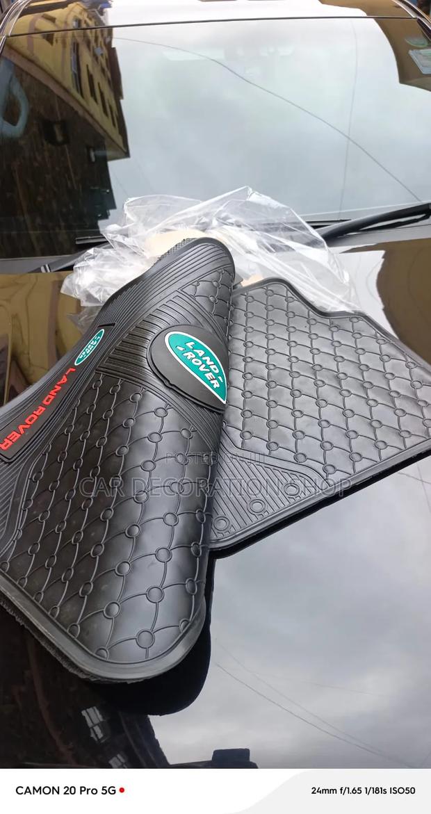 Land Rover 5pcthick, Vulcanized Rubber Textured Antislip Mats
