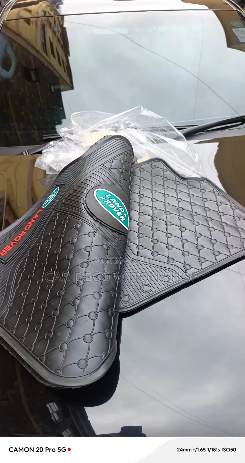 Land Rover 5pcthick, Vulcanized Rubber Textured Antislip Mats