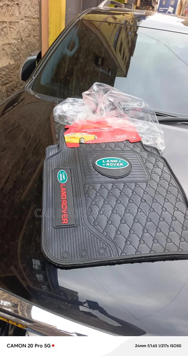 5pc Land Rover Floor Mats for Front Rear Passenger Floor Coverage - thumbnail 2