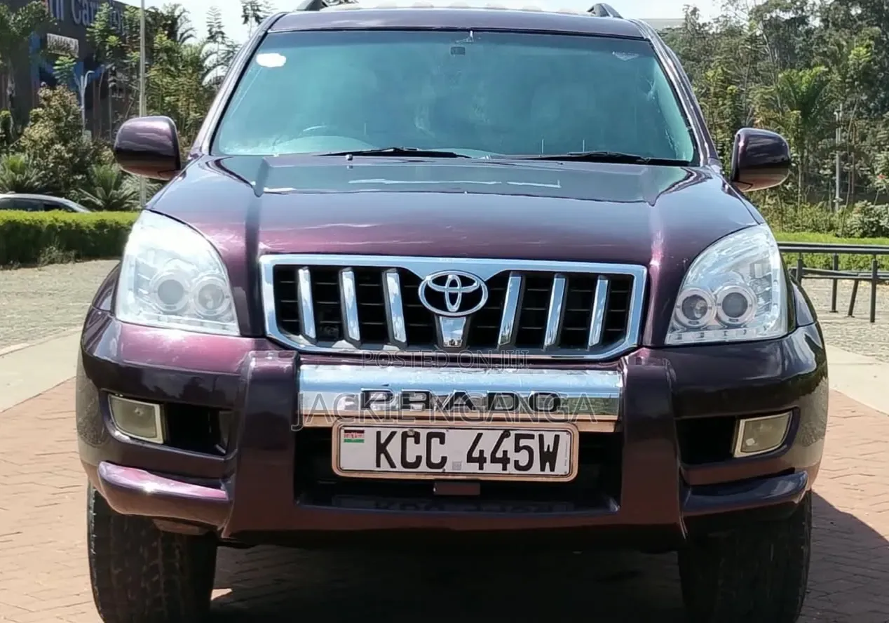 Toyota Land Cruiser Prado 2008 Maroon