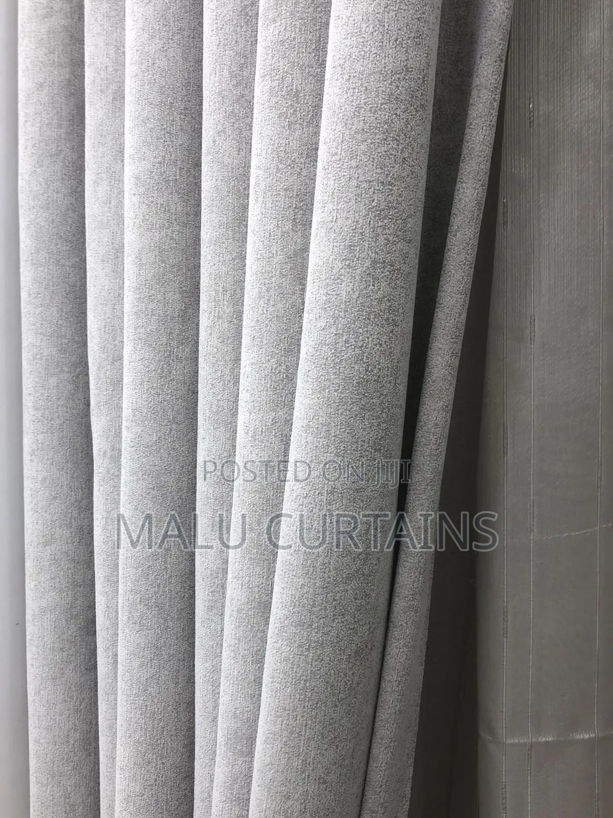 Imported Curtains Latest Design -Light Grey