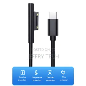 1.5m Fast Charging USB Type-C Power Supply Cable for Microsoft Surface