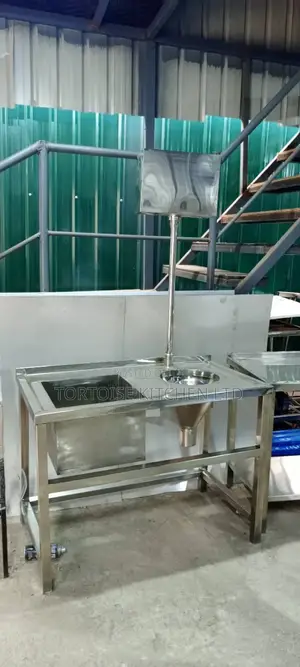 Stainless Steel Sluice Sink. Medical Sluice Sink Size 1350mm Length