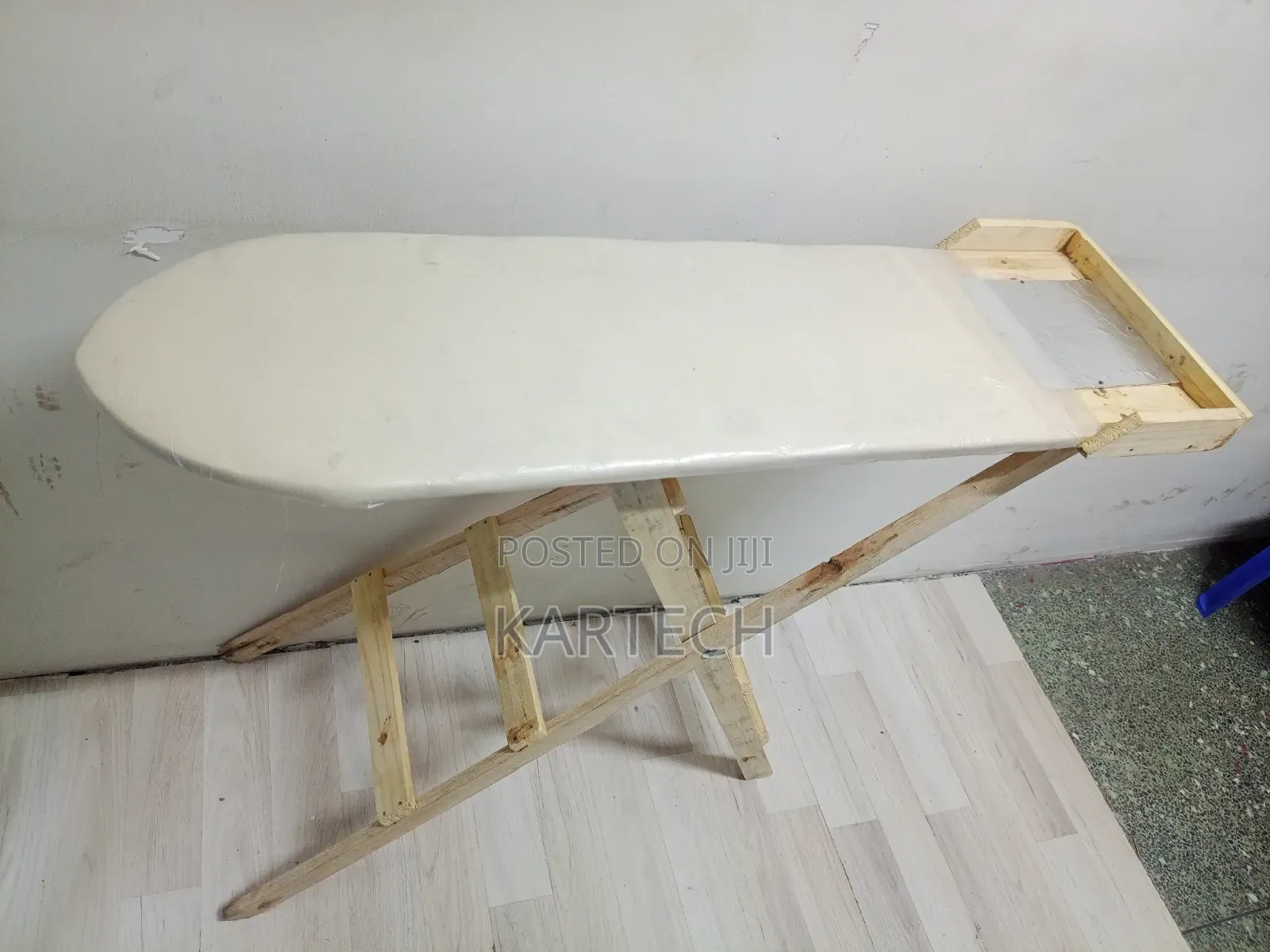 Foldable Wooden Ironing Board – Compact Clothes Pressing Table