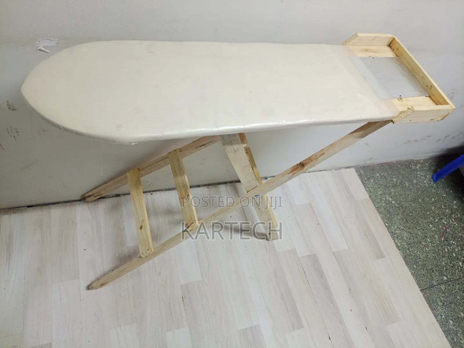 Foldable Wooden Ironing Board – Compact Clothes Pressing Table