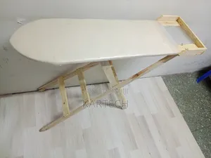 Foldable Wooden Ironing Board – Compact Clothes Pressing Table