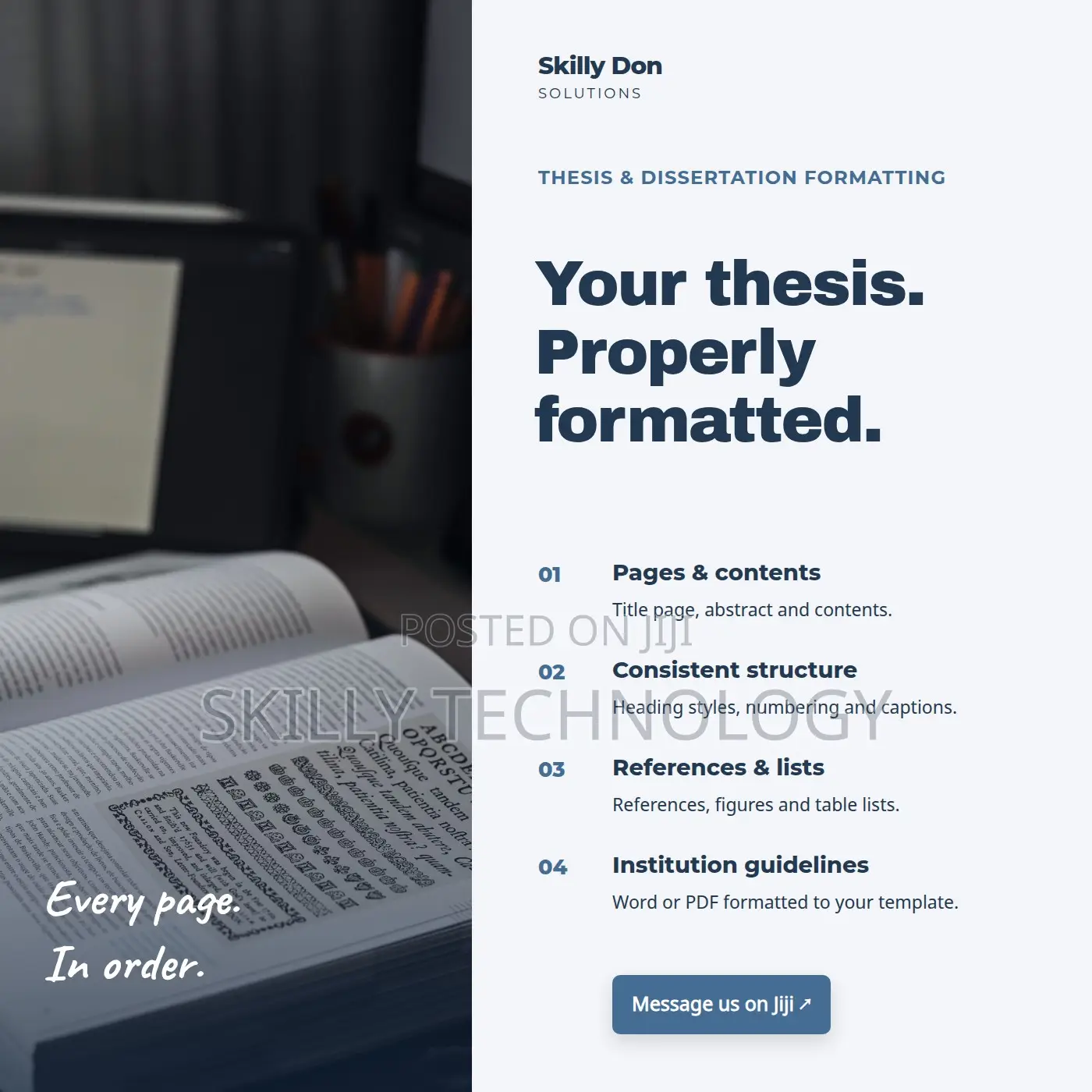 Thesis Dissertation Writing