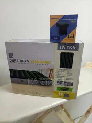 Intex 5 by 6 Fiber-Tech 2-Person Air Mattress – 1.52m × 2.03m