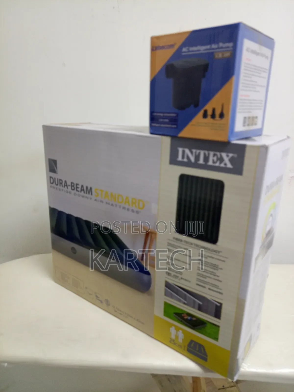 Intex Dura-Beam 5 by 6 (1.52m × 2.03m) Standard Inflatable Mattress