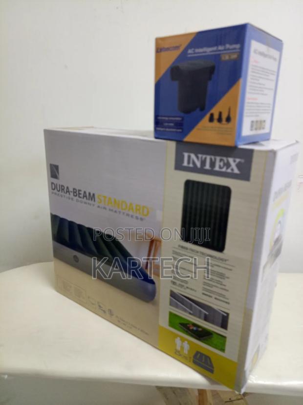 Intex Dura-Beam 5 by 6 (1.52m × 2.03m) Standard Inflatable Mattress