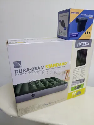 Intex Dura-Beam 5 by 6 (1.52m × 2.03m) Standard Inflatable Mattress