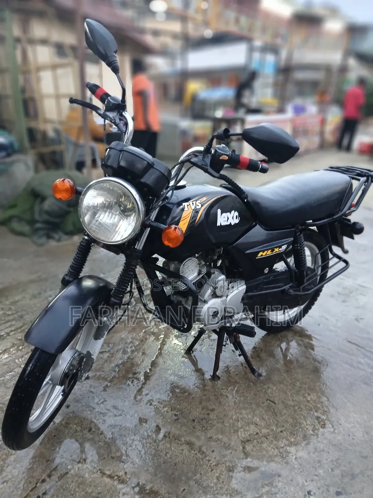 TVS HLX Plus ES 2019 Black