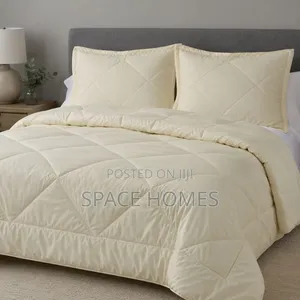 Cotton-Binded Striped Duvet