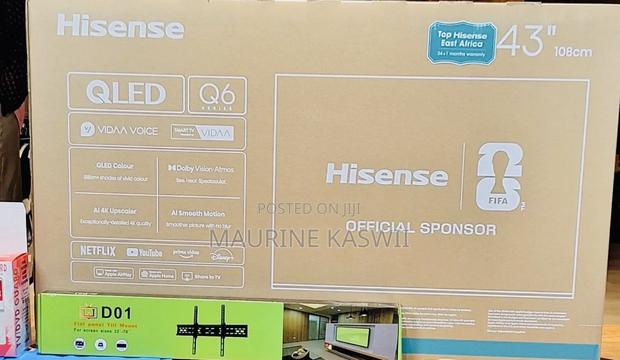 Hisense Qled 43”q6qken Uhd - Bluetooth Enabled - thumbnail 2