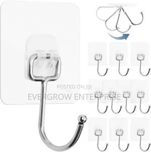 10ps Strong Adhesive Wall Hooks