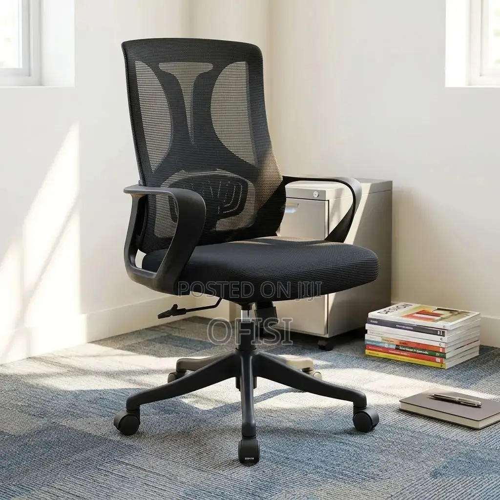 Office Chair; Swivel Ergonomic Mid Back Office Chair