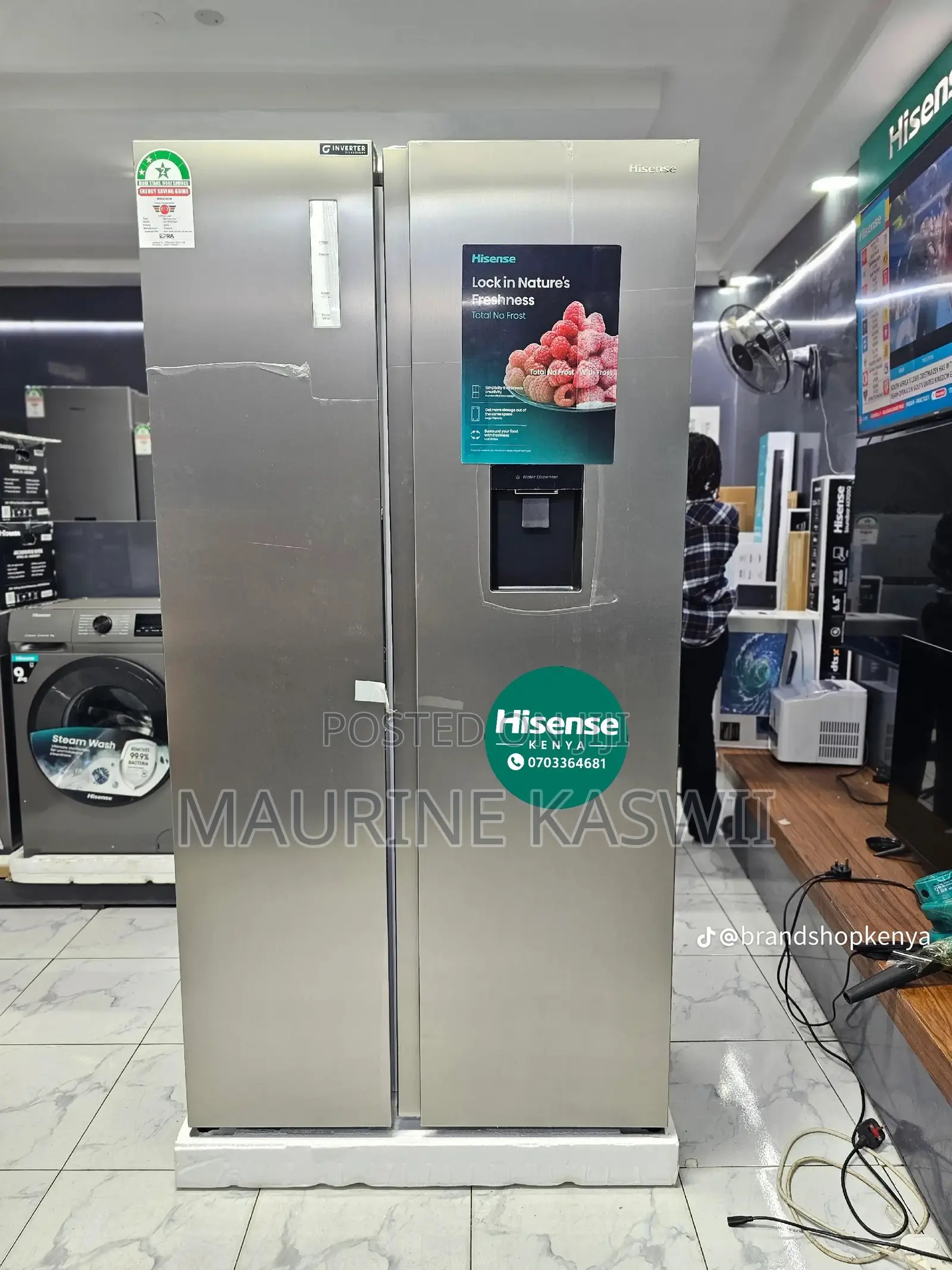 Hisense 541liters Inverted With Water Dispenser Fridge-Ref558dr