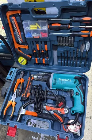 Makita Corded Impact Drill Tool Set – 710W