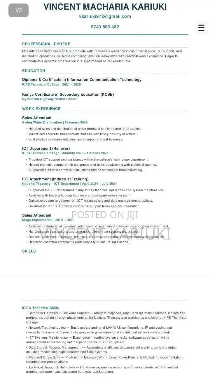 Sales and Marketing Executive