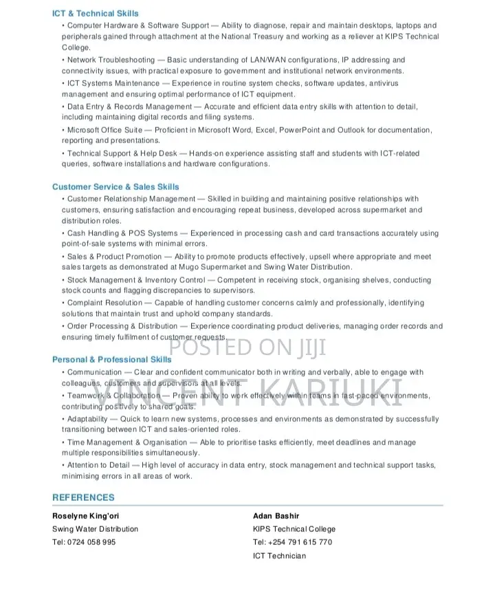 Sales and Marketing Executive